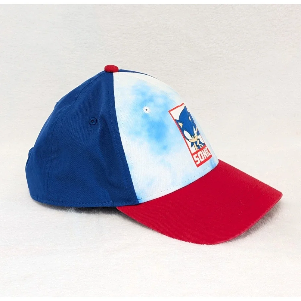 Sonic the Hedgehog Hat Youth OSFM Blue Red Snapback Baseball Cap Sega